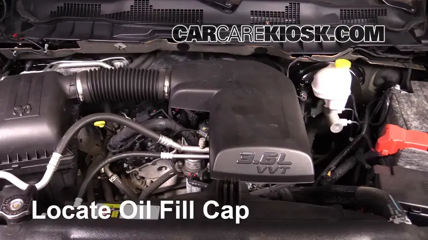 2014 Ram 1500 Big Horn 3.6L V6 FlexFuel Crew Cab Pickup Oil